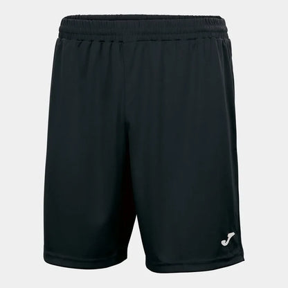 Black Joma Mens Nobel Shorts, athletic sports shorts with a comfortable fit and stylish design, perfect for active wear.