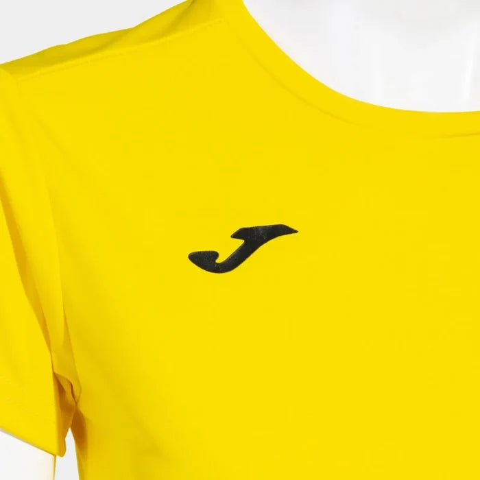 Yellow Joma women's Combi T-shirt, a casual short-sleeve top with a comfortable fit and stylish design.
