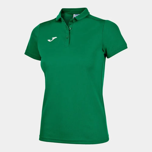 Green Joma Women's Hobby Polo Shirt, a casual T-shirt and polo style top with a fitted design and short sleeves.