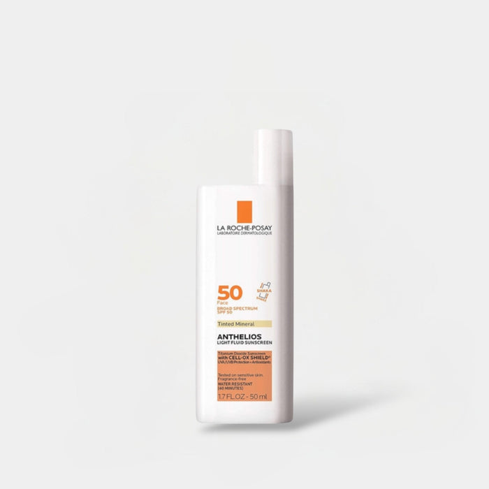 La Roche Posay Anthelios Mineral TINTED Sunscreen SPF50 50ml لاروش بوزيه أنثيليوس واقي شمس معدني ملوّن بدرجة حماية SPF50 - Princess Cosmetics Qatar