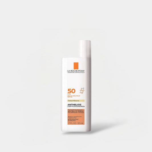 La Roche Posay Anthelios Mineral TINTED Sunscreen SPF50 50ml لاروش بوزيه أنثيليوس واقي شمس معدني ملوّن بدرجة حماية SPF50 - Princess Cosmetics Qatar
