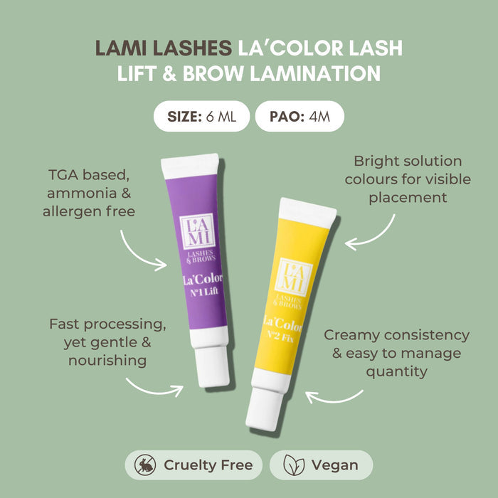Lami Lashes La'Color Lash Lift & Brow Lamination System - Tube