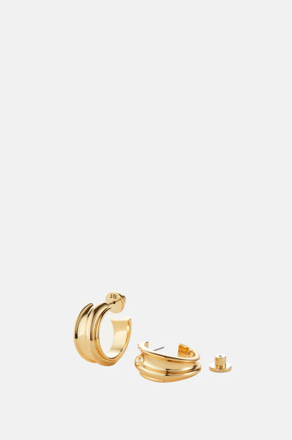 Jenny Bird Lennon Gold Hoop Earrings.