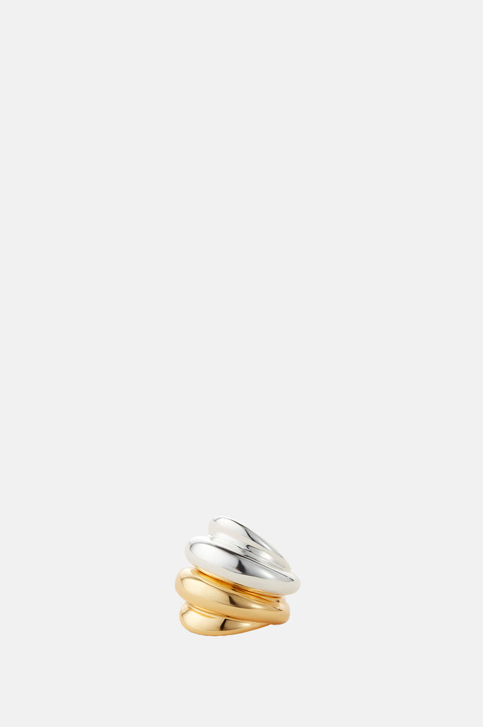 Leona Ear Gold and Silver Cuff Set