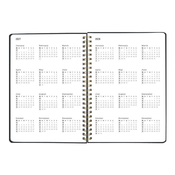 Letts A5 Weekly Planner, Celebrate, 2027 Grey 27-082184#color_grey