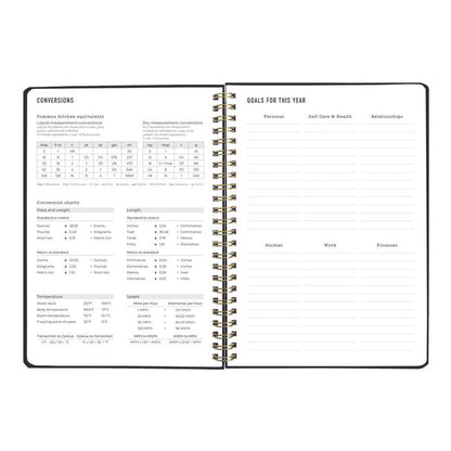 Letts A5 Weekly Planner, Celebrate, 2027 Grey 27-082184#color_grey