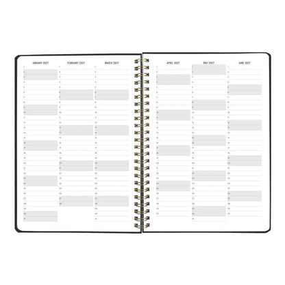 Letts A5 Weekly Planner, Celebrate, 2027 Grey 27-082184#color_grey