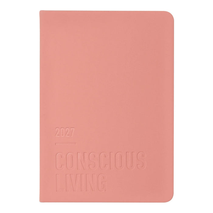 Letts A5 Weekly Planner, Conscious, 2027 Clay 27-082397#color_clay