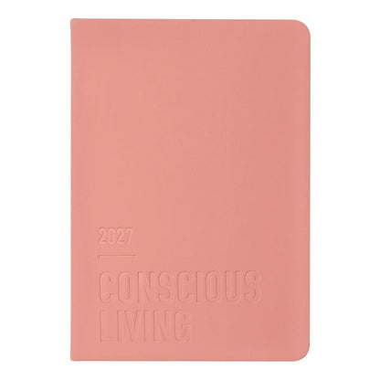 Letts A5 Weekly Planner, Conscious, 2027 Clay 27-082397#color_clay