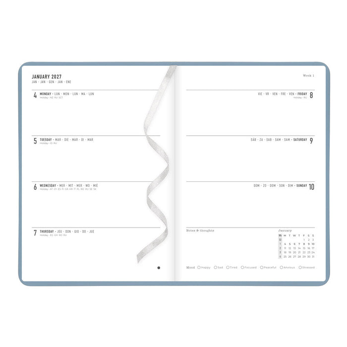 Letts A5 Weekly Planner, Conscious, 2027 Ocean 27-082398#color_conscious-ocean