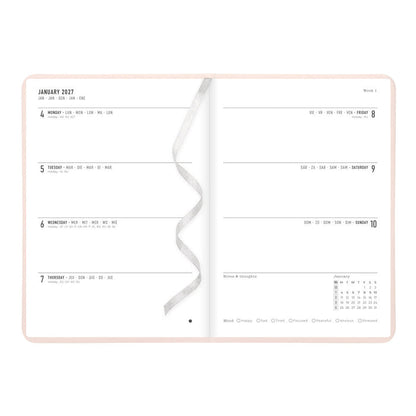 Letts A5 Weekly Planner, Conscious, 2027 Rosewater 27-082399#color_rosewater