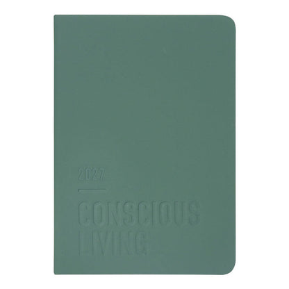 Letts A5 Weekly Planner, Conscious, 2027 Pine 27-082553#color_pine