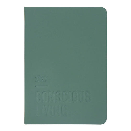 Letts A5 Weekly Planner, Conscious, 2027 Pine 27-082553#color_pine