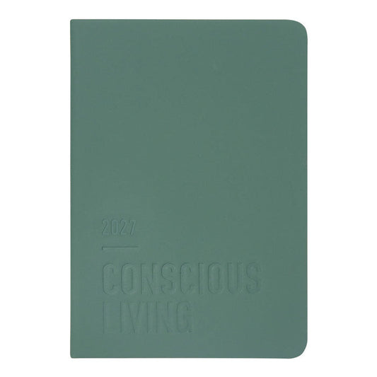 Letts A5 Weekly Planner, Conscious, 2027 Pine 27-082553#color_pine