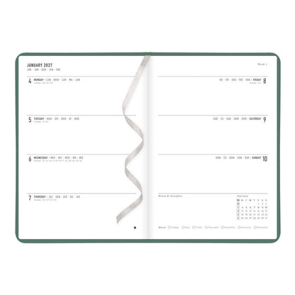 Letts A5 Weekly Planner, Conscious, 2027 Pine 27-082553#color_pine