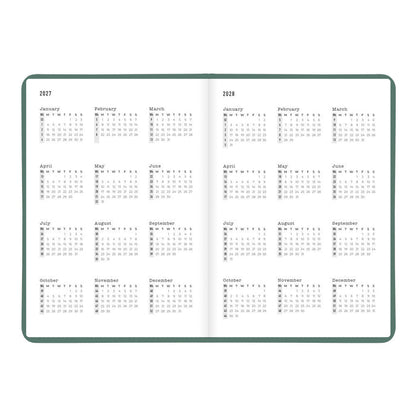 Letts A5 Weekly Planner, Conscious, 2027 Pine 27-082553#color_pine