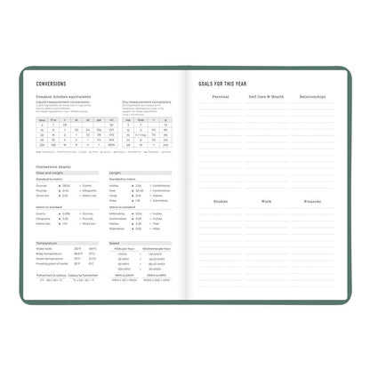 Letts A5 Weekly Planner, Conscious, 2027 Pine 27-082553#color_pine