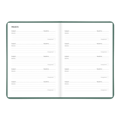 Letts A5 Weekly Planner, Conscious, 2027 Pine 27-082553#color_pine