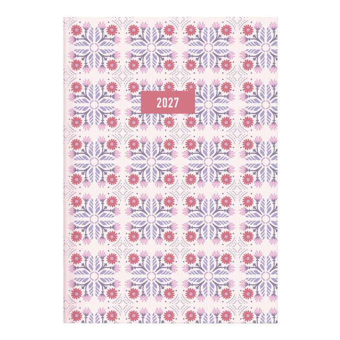 Letts A5 Weekly Planner, Morocco, 2027 Pink 27-082494#color_morocco-pink