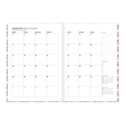 Letts A5 Weekly Planner, Morocco, 2027 Pink 27-082494#color_morocco-pink