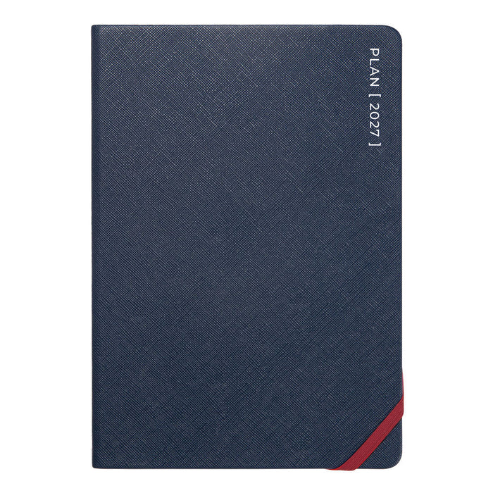 Letts A5 Weekly Planner, Serene, 2027 Midnight 27-082499#color_midnight