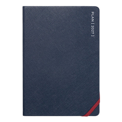 Letts A5 Weekly Planner, Serene, 2027 Midnight 27-082499#color_midnight