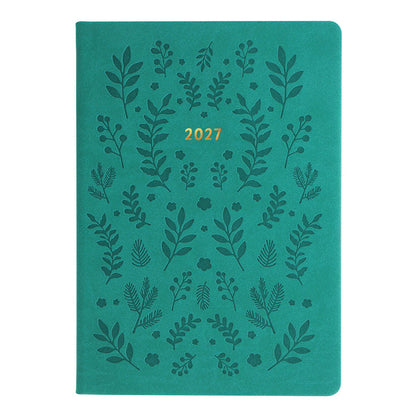 Letts A5 Weekly Planner, Woodland, 2027 Green 27-082161#color_woodland-green