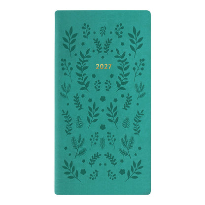 Letts Slim Weekly Planner, Woodland, 2027 Green 27-082545#color_woodland-green