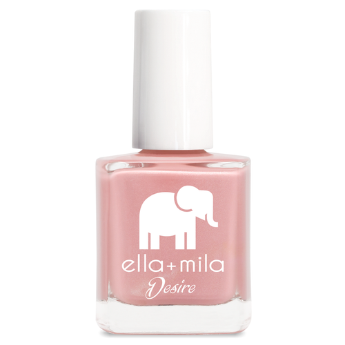 Luminous mauve pink shimmer nail polish bottle – ella+mila Desire
