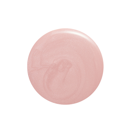 Luminous mauve pink shimmer nail polish color swatch