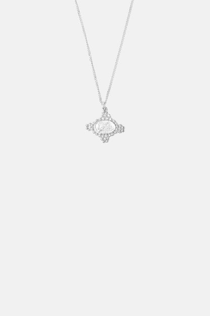 Cristina Junquero Maria Antonia 50cm Necklace Silver.