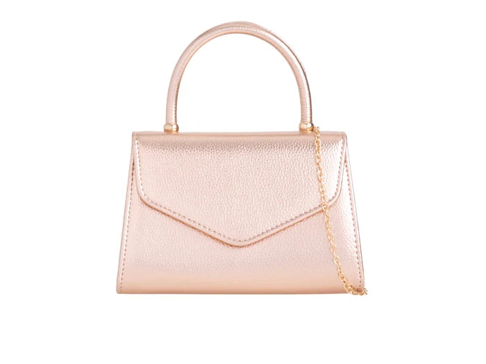 Matte Rose Gold Mini Handbag