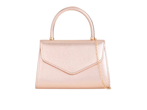 Matte Rose Gold Mini Handbag