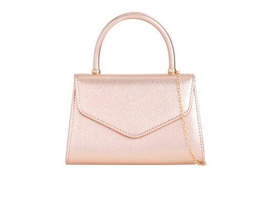 Matte Rose Gold Mini Handbag