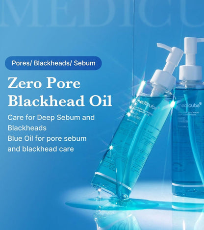 Medicube Zero Pore Blackhead Deep Cleansing Oil 205ml زيت ميديكوب زيرو بور لتنظيف الرؤوس السوداء بعمق - Princess Cosmetics Qatar