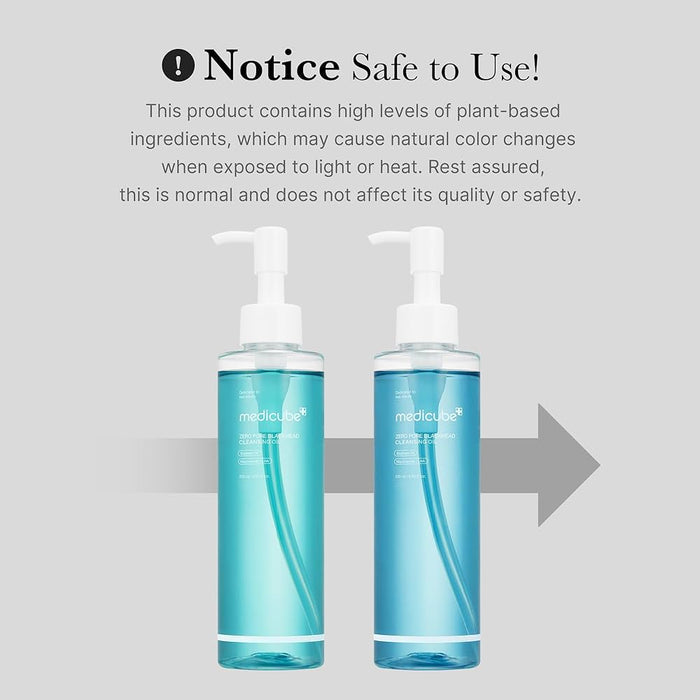 Medicube Zero Pore Blackhead Deep Cleansing Oil 205ml زيت ميديكوب زيرو بور لتنظيف الرؤوس السوداء بعمق - Princess Cosmetics Qatar