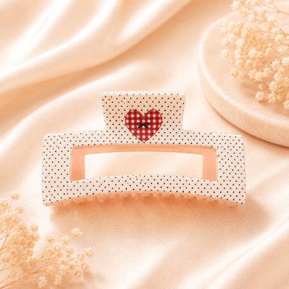 Medium Valentines Hair Clips مشابك شعر متوسطة الحجم لعيد الحب - Princess Cosmetics Qatar