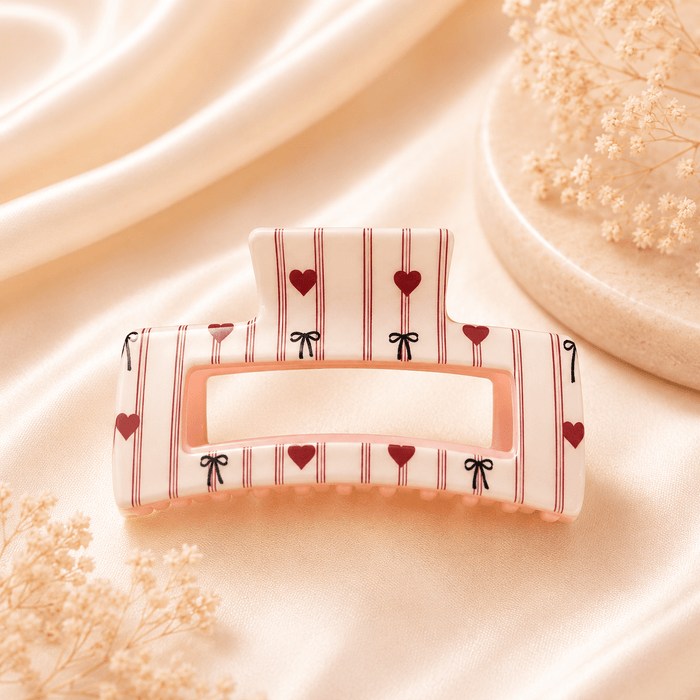 Medium Valentines Hair Clips مشابك شعر متوسطة الحجم لعيد الحب - Princess Cosmetics Qatar
