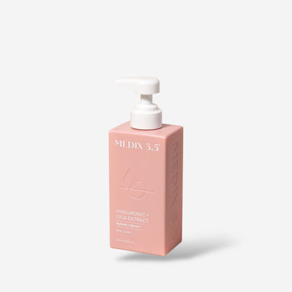 Medix 5.5 Hyaluronic + Cica Extract Hydrate + Renew Body Cream 444ml كريم الجسم ميديكس 5.5 بحمض الهيالورونيك ومستخلص السيكا لترطيب وتجديد الجسم - Princess Cosmetics Qatar
