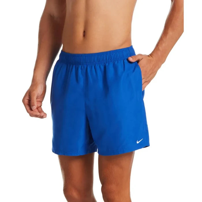 Nike men's 5" volley swim shorts in game royal color, lightweight and quick-drying for comfortable swimming and beach wear.