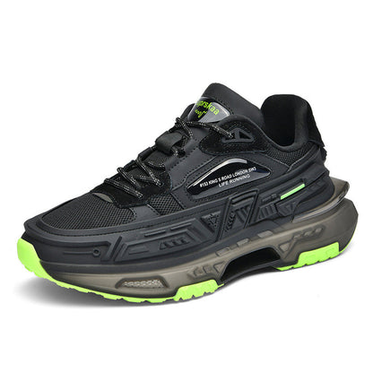 Men's & Women's Popcorn Platform Sneakers - Casual Low Top Mecha Style Shoes