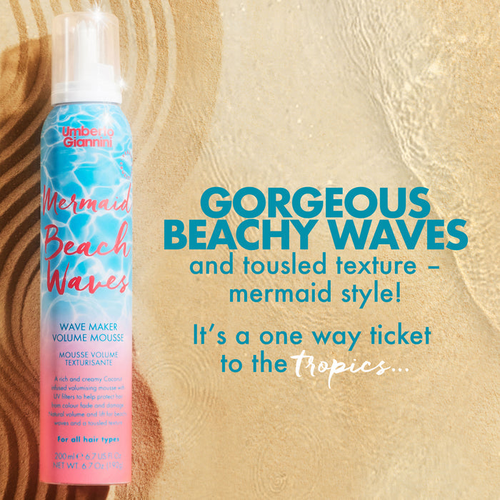 Mermaid Beach Waves Wave Maker Volume Mousse 200ml