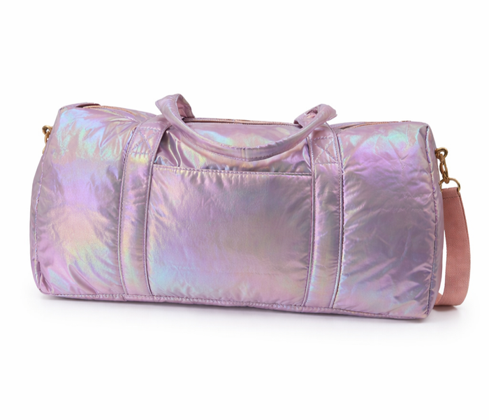 ML KIds Purple Shimmer Duffle Bag
