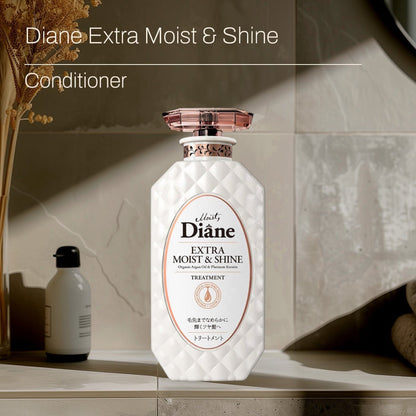 Moist Diane Extra Moist & Shine Line 450ml خط مويست ديان فائق الترطيب واللمعان - Princess Cosmetics Qatar