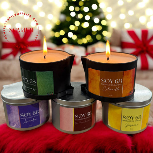 Moisturizer Oil Candle for Pedicure - Foot Body Massage 6oz/ each