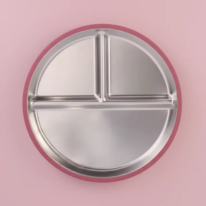 Montessori Mates Stainless Steel Divider Plate w' Lid