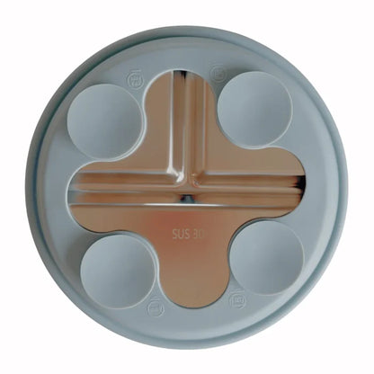 Montessori Mates Stainless Steel Divider Plate w' Lid