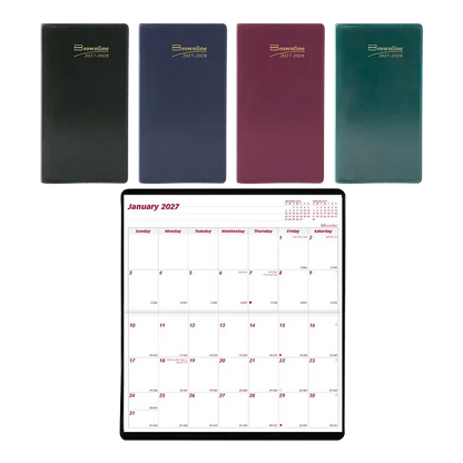Monthly Two-Year Pocket Planner, Assorted Colors, 2027-2028 - English (CA24.AST-27)