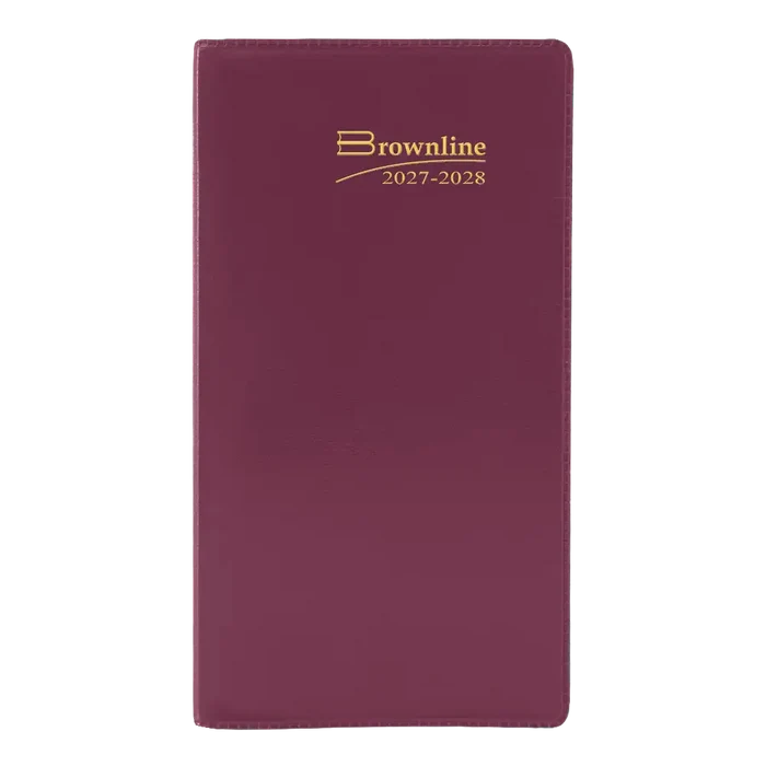 Monthly Two-Year Pocket Planner, Assorted Colors, 2027-2028 - English (CA24.AST-27)