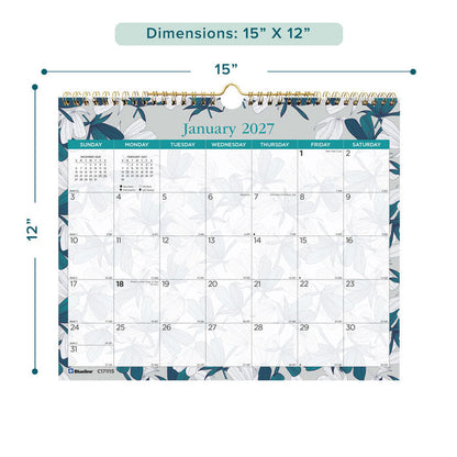 Monthly Wall Calendar, Garden, 2027 (C171115-27)